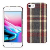 [Pack Of 2] Reiko iPhone 7/8/SE2 Checked Fabric Case In Red - £20.40 GBP