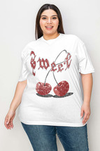 Simply Love Full Size Sweet Cherry Graphic T-Shirt - $26.98