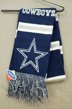NWT Dallas Cowboys Star Logo Official NFL Football Merch Winter Scarf - £19.46 GBP