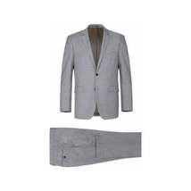 Men Renoir Suit Super 140 Soft Wool 2Button 2Vents Classic Fit 508-5 Lt Gray image 11