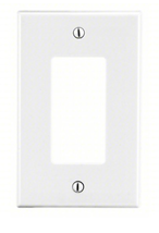 75 PK Hubbell P26W 1-Gang Decorator Wallplate, White, Brand New in Box - $1,344.79 MXN