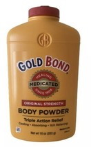 Gold Bond Original Strength Talc Body Powder Triple Action Relief 10 oz - £43.58 GBP