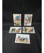 5 Early 1900s Civil War Memorial Decoration Day Postcard Patriotic GAR, ... - $48.82