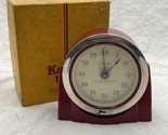 Vintage Red Eastman Kodak Photographic Timer With Original Box Works - $37.95