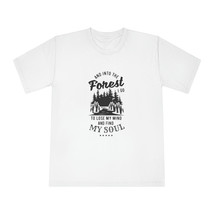 Unisex Classic Crewneck T-Shirt | Black and White Forest Illustration | Inspirat - £24.81 GBP+