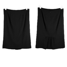 NY &amp; Co 7th Avenue Design Pencil Skirt 16 Black Back Cinch New - $24.74