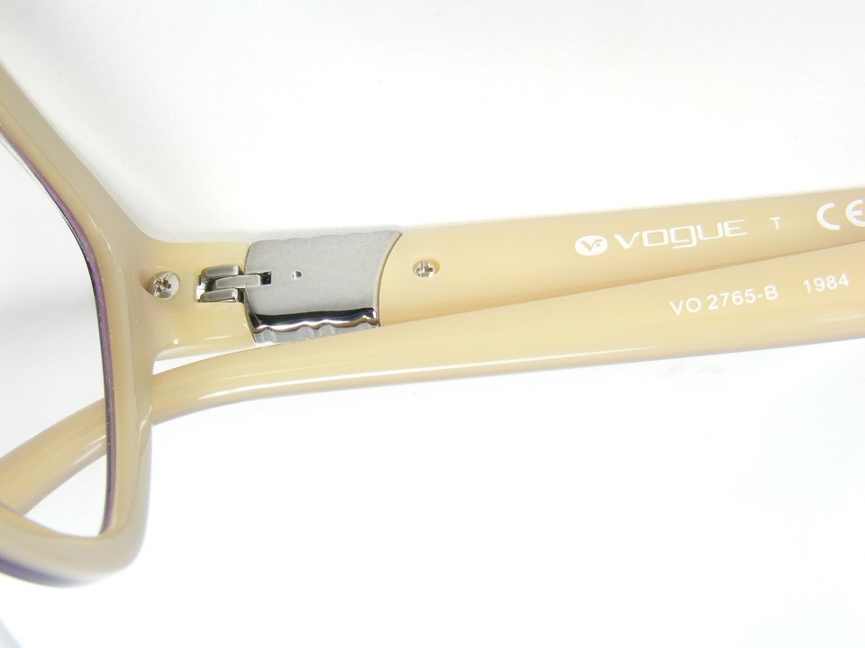 "FOR PARTS" Vogue VO 2765-B 1984 BURGUNDY BEIGE EYEGLASSES TEMPLE /ARM LEG 140mm Item image 9