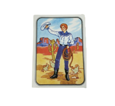 VINTAGE 1983 MATTEL FIGURINE PANINI BARBIE ALBUM STICKER NOS NEW OLD STO... - $9.41