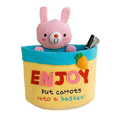 [Rabbit & Carrots] Embroidered Applique Wall Organizer / Hanging Organizer / Sto