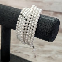 Vintage Bracelet / Bangle - Faux Pearl Wrap - Elegant - £14.11 GBP