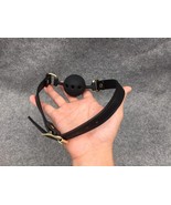 Breathable Silicone Black Ball Gag - $20.00