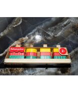 Fisher-Price Toddler Sorting Toy Wooden Shape Stacker 13 Wood Piece Ages... - €15,34 EUR