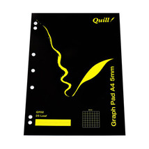 Quill Graph Pads 25pg (A4) - 5mm - $30.92