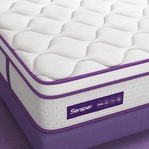 Sersper 12 Inch Memory Foam Hybrid Full Mattress - 5-Zone Pocket Innersprings - $389.96