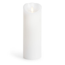 Darice Luminara Flameless Candle White Wax Unscented Pillar 8 inch - £81.37 GBP