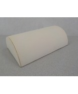 USED PADDED WHITE JEWELRY COUNTER DISPLAY 8.5X5X2.5 IN BRACELET HALF ROU... - £7.86 GBP
