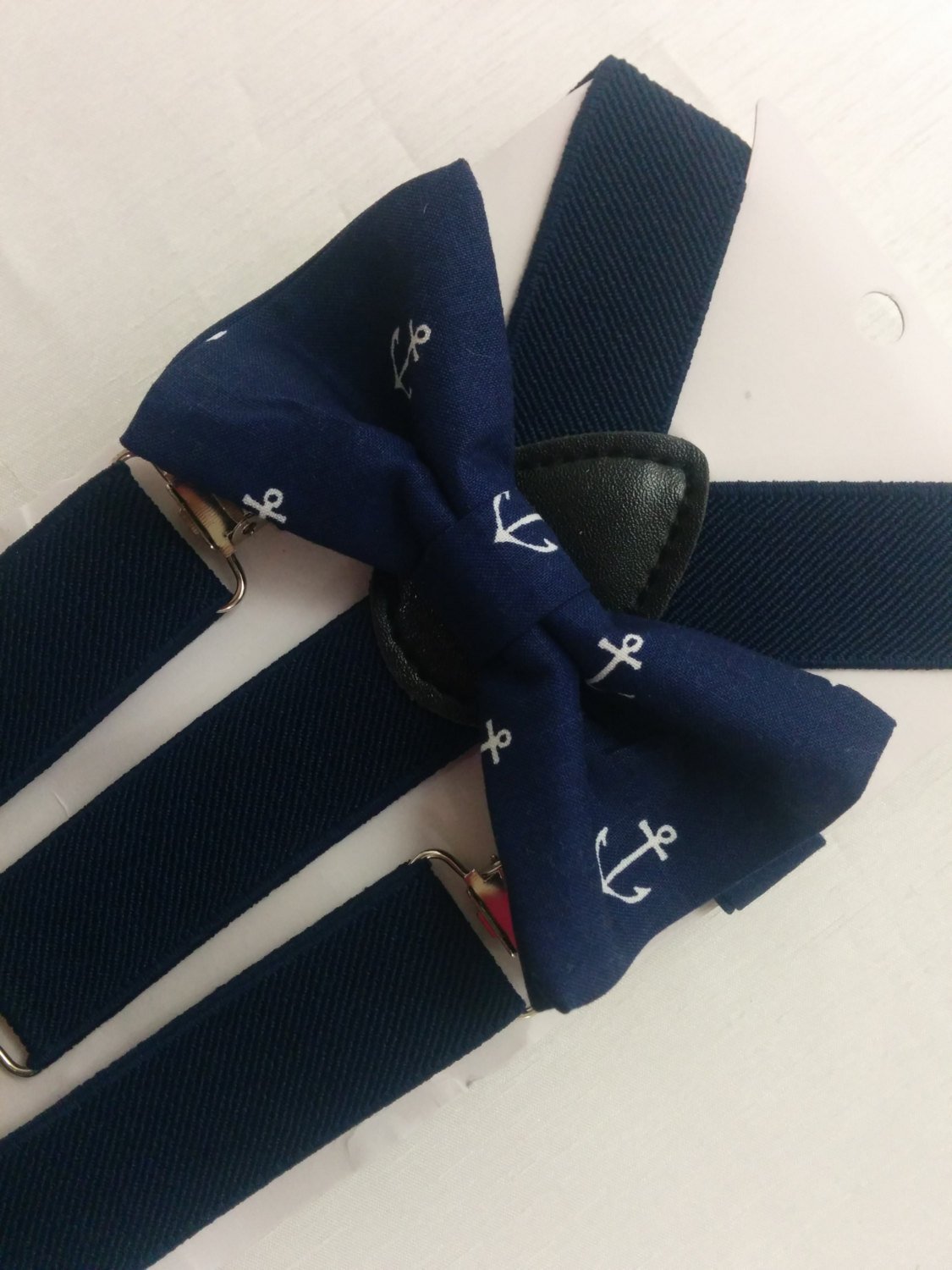 ANCHOR BOWTIE  and Suspender Set,  Boys Size, Youth - $24.95