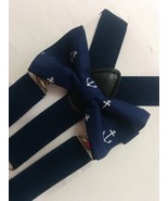 ANCHOR BOWTIE  and Suspender Set,  Boys Size, Youth - €21,67 EUR