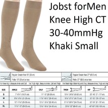 Jobst forMen Knee High CT 30-40mmHg Khaki Small - $49.68