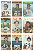 1972 Topps Football NFL Rookies RC U-Pick 17-117 - £0.77 GBP+