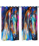 Artistic Horse Painting Curtain - $1,085.34 MXN+