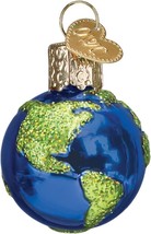 Old World Christmas Gumdrops Mini Planet Earth Glass Blown Ornament - £10.86 GBP