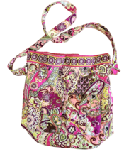 vera bradley crossbody tote bag purse adjustable strap Quilted Floral Di... - £14.51 GBP