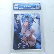 Eula SR Waifu Anime Trading Card Encased Mu Kan Cloud Goddess Story SLAB - $278.56 MXN