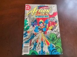 Superman Staring In Action Comics #535 Newsstand Issue Omega Men 1982 DC... - $13.97