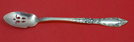 Prince Eugene By Alvin Sterling Silver Olive Spoon Pierced Long 7 3/8&quot; Custom - £61.60 GBP