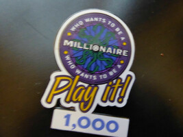 Disney Trading Pins 4596 Who Wants to Be a Millionaire: Play it! Set (1000 Poin - £5.68 GBP