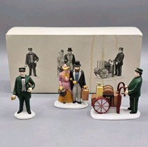 Department 56 Heritage Village &quot;Holiday Travelers&quot; #5571-9 (Set of 3) - £10.99 GBP