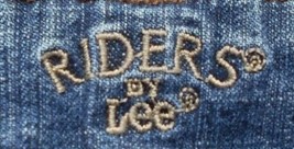 Womens Riders By Lee Medium Wash Blue Denim J EAN S 18M 36 X 30 Authentic Durable - £18.04 GBP