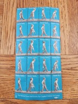 Easter Seal 1978 Stamp Block (20) - $1.89