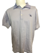 Torrey Pines Men&#39;s Golf Shirt Lavender &amp; White Micro Stripes Sz M - $45.46 CAD