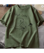 Funny Frog Self Care T-Shirt Retro Cottagecore Frog Printed Tshirt Unise... - $554.45 MXN