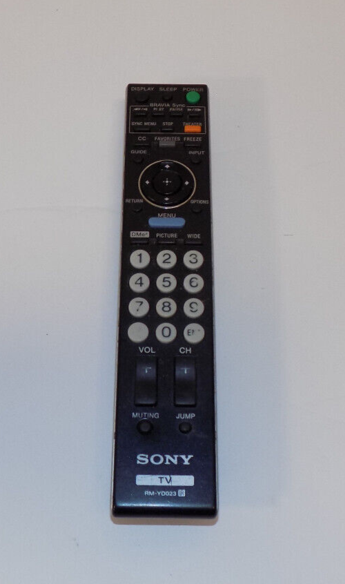 Genuine Sony Remote Control Model RM-YD023 IR Tested  			