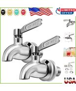 2-Pack of Lead-Free Stainless Steel Spigots for Beverage Dispensers - Le... - $526.10 MXN
