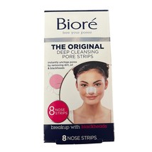 Biore Deep Cleansing Pore Strips – 8 Count, Oil-Free, New in Box - $6.55