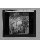 England Stokesay castle England Magic Lantern 4 X 3 1/4 glass slide - $9.99