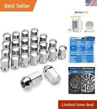 High-Performance 24pcs M14x1.5 Chrome Lug Nuts, Perfect Fit for Silverad... - $53.50