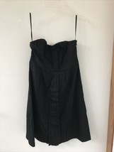 Limited Black Cotton Stretch Strapless Short Formal Empire Party Dress 2... - £40.05 GBP