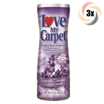 3x Shakers Love My Carpet Lavender Dreams Carpet &amp; Room Deodorizer | 17oz - £13.73 GBP