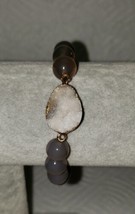 Kinsley Armelle Stretch Bracelet with Druzy Center - $5.93