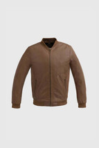 Men&#39;s Scooter Style Vegan Faux Leather Jacket Whet Blu Myles - £103.77 GBP