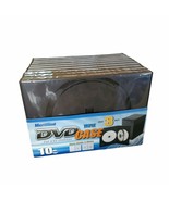 Meritline New Case of 10 Black Triple DVD Disc Holders FREE SHIPPING - £17.69 GBP