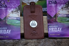 PGA Championship 2017 Quail Hollow Leather Bag Tag with Name Tag - Free ... - $319.62 MXN