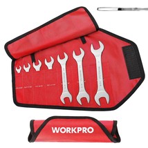 WORKPRO SAE Super-Thin Wrench Set, 7PCS, 1/4&quot; to 1-1/16&quot;, Ultra-Slim Ope... - £31.41 GBP