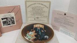 Norman Rockwell Tender Loving Care  Collector Plate #15297M Knowles 1988 - £13.18 GBP