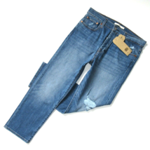 NWT Levi&#39;s Wedgie Straight in Labor of Love High Rise Crop Jeans 31 / 12... - $51.48